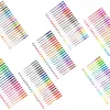 Set 140 piese, Pixuri cu gel multicolor cu sclipici (glitter)