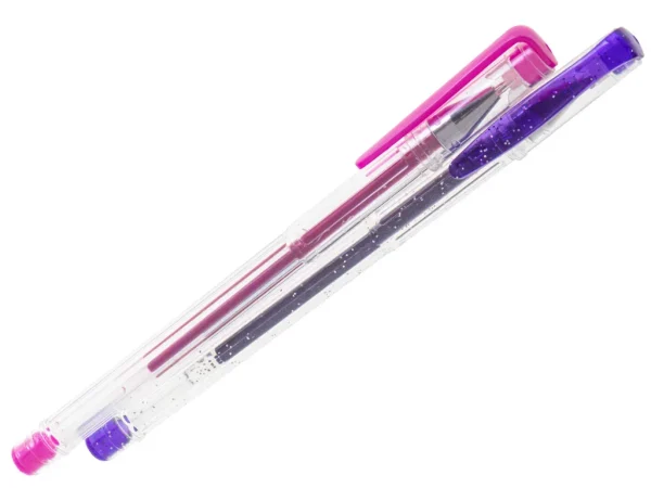 Set 140 piese, Pixuri cu gel multicolor cu sclipici (glitter)