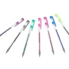 Set 25 piese, Pixuri cu gel multicolor cu sclipici (glitter)
