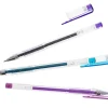 Set 25 piese, Pixuri cu gel multicolor cu sclipici (glitter)