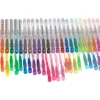 Set 50 piese, Pixuri cu gel multicolor cu sclipici (glitter)