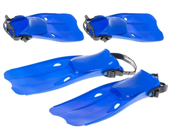 Labe de Inot si Scufundari, marime M (22,5-24,5 cm), culoare Albastra