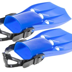 Labe de Inot si Scufundari, marime S (17-20cm), culoare Albastra