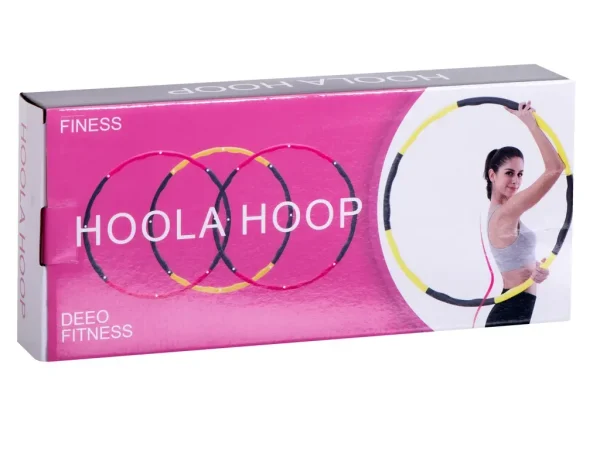 Cerc HOOLA HOOP pentru slabit, diametru 85cm, demontabil