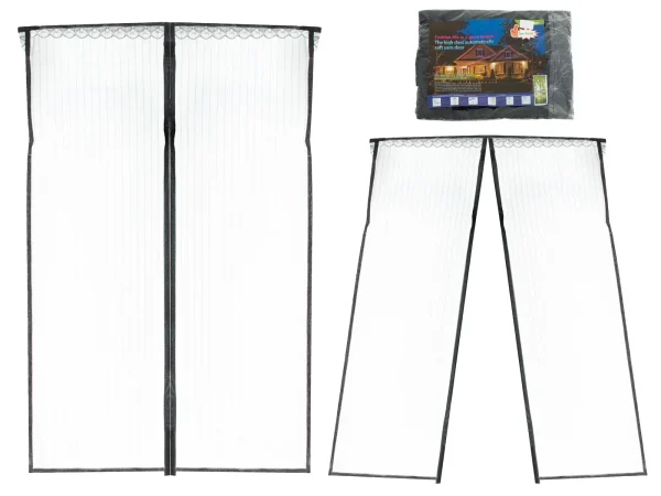 Plasa de tantari magnetica pentru usa, dimensiune 100 x 210 cm