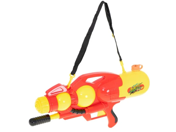Pistol Lansator de apa pentru copii, model MEGA XXL, volum 2400 ml, dimensiune 60cm