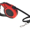 Lesa Retractabila Automata 5m lungime pentru caini de pana la 14 kg