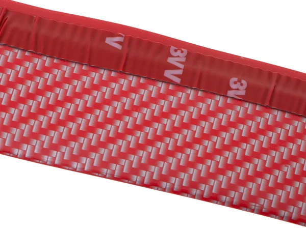 Protectie spoiler, prelungire bara fata/spate din cauciuc, culoare CARBON Rosu