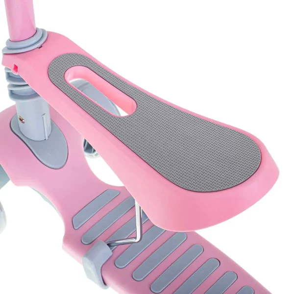 Tricicleta + Trotineta + Skateboard (3in1) roti iluminate LED - ROZ