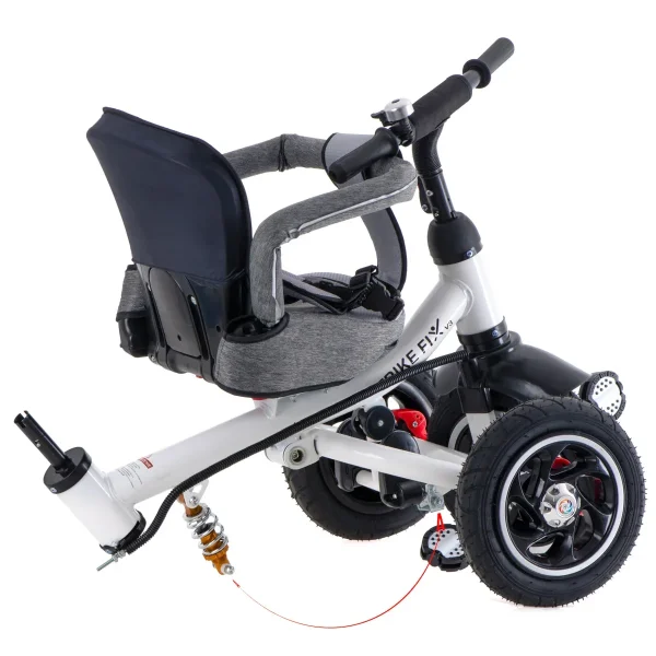 Tricicleta si Carucior pentru copii Premium TRIKE FIX V3 culoare Gri