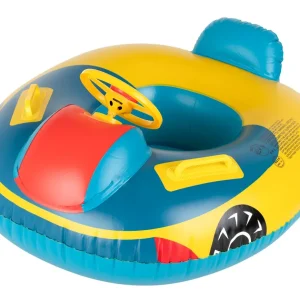 Saltea gonflabila (colac) pentru copii model Masina cu Volan si Claxon, dimensiune 80 x 65 cm