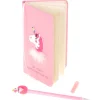 Set Cadou pentru Copii, Caiet cu Unicorn finisat cu piele ecologica + Pix cu Unicorn