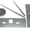 Ceas Mare de perete cu 12 cifre Argintii, 80 - 120 cm