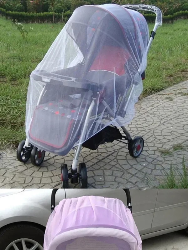 Plasa de Tantari elasatica pentru carucior bebelus, 140 cm
