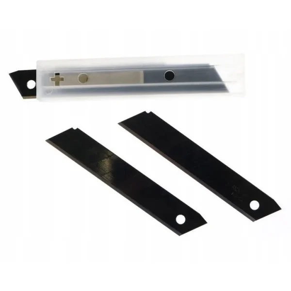 Lame rezerva cutter, negru, otel SK5, set 10 buc, 18x105 mm, Richmann Exclusive