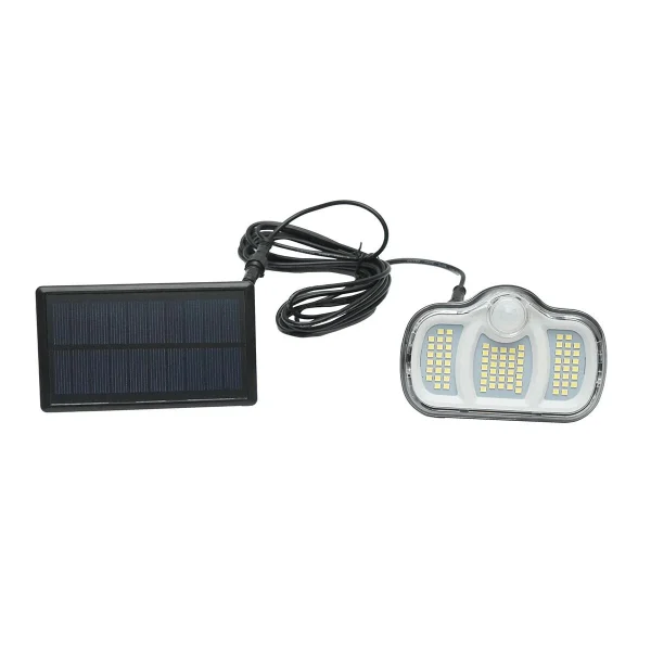 Lampa solara de perete cu senzor de miscare, LED 0.8 W, panou extern, 1200 mAh, IPX4, Breckner Germany