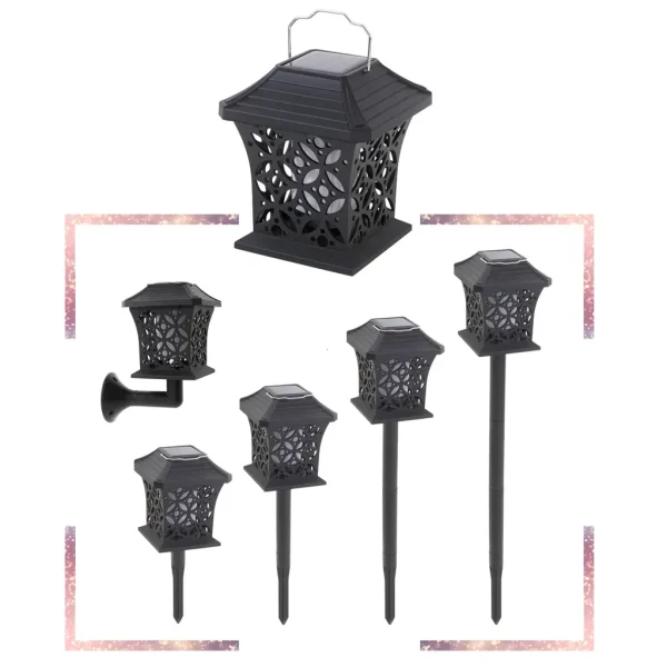 Lampa solara de exterior "COMBO" cu 12 LED-uri cu posibilitate de montaj la sol sau pe perete