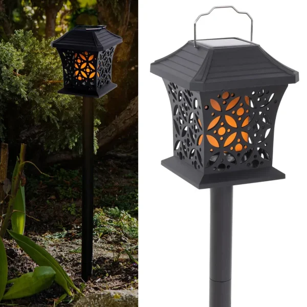 Lampa solara de exterior "COMBO" cu 12 LED-uri cu posibilitate de montaj la sol sau pe perete