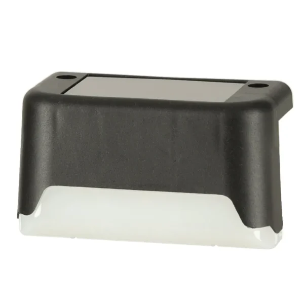 Set 8 Lampi solare LED pentru iluminat scari exterioare cu senzor crepuscular