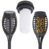 Set 4 lampi solare de gradina tip "Torta" cu 12 LED-uri