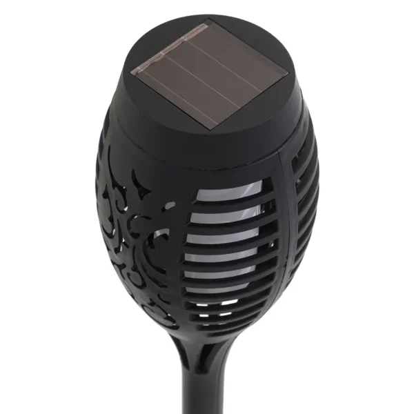 Set 4 lampi solare de gradina tip "Torta" cu 12 LED-uri