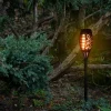 Set 4 lampi solare de gradina tip "Torta" cu 12 LED-uri