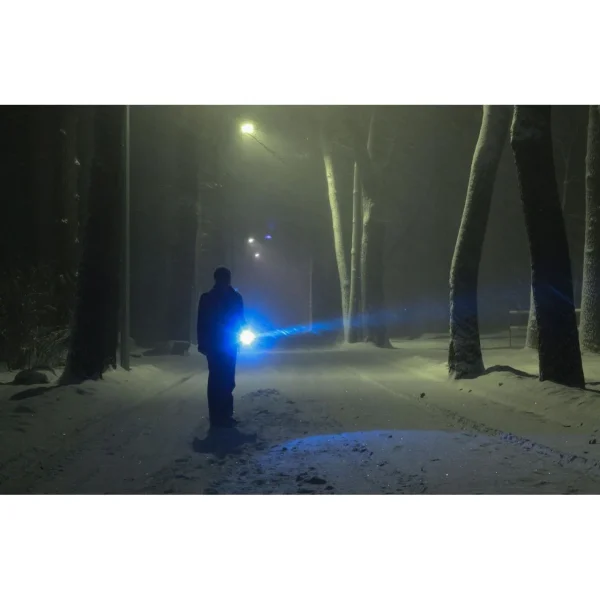 Lanterna aluminiu, LED CREE, Powerbank, zoom, 5 W, USB, Trizand 