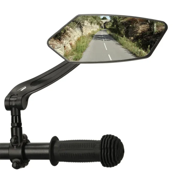 Set 2 Oglinzi retrovizoare pentru bicicleta, reglabile 360 grade, culoare Neagra