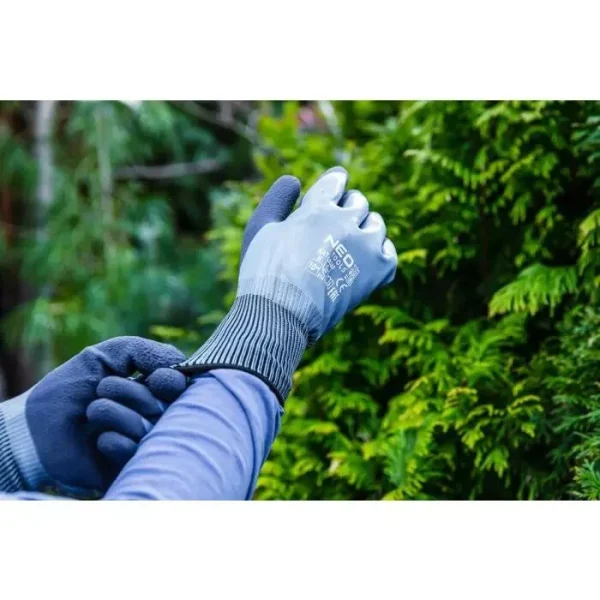 Manusi latex/poliester, 2 straturi, marimea 10, NEO