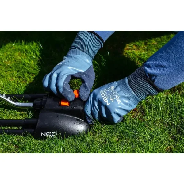 Manusi latex/poliester, 2 straturi, marimea 10, NEO