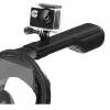 Masca snorkeling cu tub, Trizand, neagra, sistem antiaburire, suport camera, marime S/M