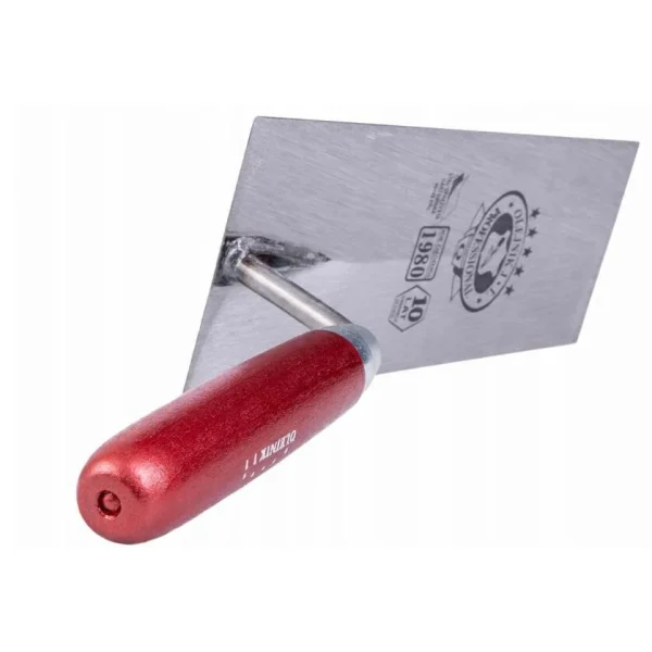 Mistrie otel calit, trapez, ingusta, 14 cm, maner lemn, Olejnik