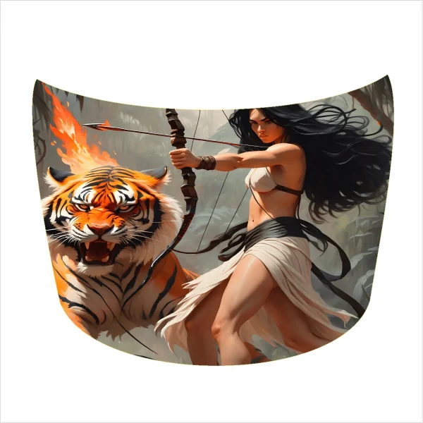 Folie Capota Auto "Hood Art" rezistenta la exterior, marime S (150 x 110cm) - Cod: AVX-CAPOTA-010S