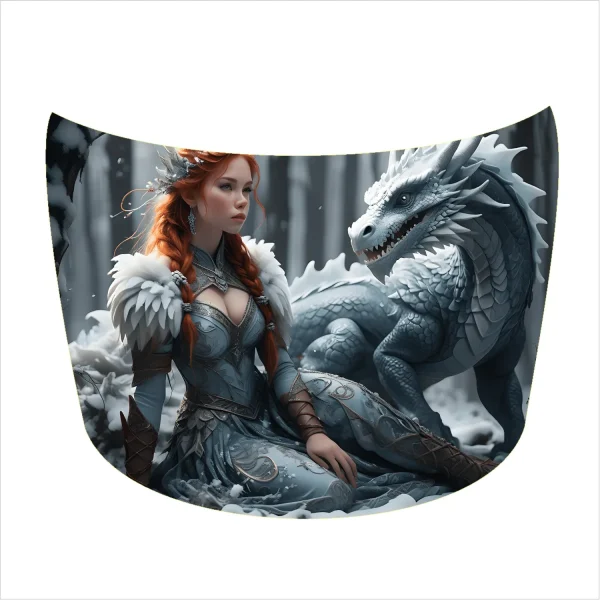 Folie Capota Auto "Hood Art" rezistenta la exterior, marime S (150 x 110cm) - Cod: AVX-CAPOTA-014S