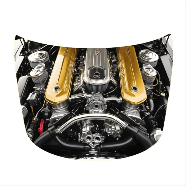 Folie Capota Auto "Hood Art" rezistenta la exterior, marime S (150 x 110cm) - Cod: AVX-CAPOTA-018S