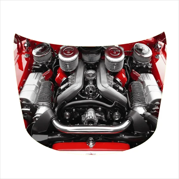 Folie Capota Auto "Hood Art" rezistenta la exterior, marime L (180 x 130cm) - Cod: AVX-CAPOTA-020L