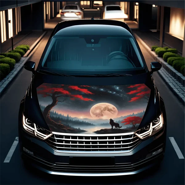 Folie Capota Auto "Hood Art" rezistenta la exterior, marime L (180 x 130cm) - Cod: AVX-CAPOTA-021L