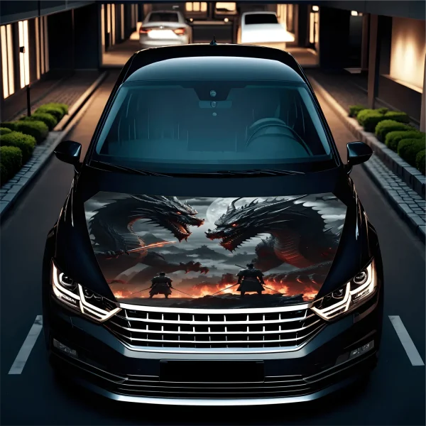 Folie Capota Auto "Hood Art" rezistenta la exterior, marime S (150 x 110cm) - Cod: AVX-CAPOTA-022S