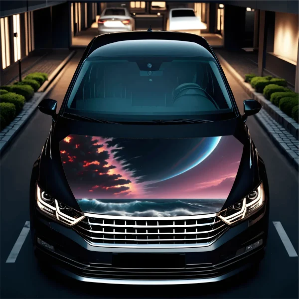 Folie Capota Auto "Hood Art" rezistenta la exterior, marime M (165 x 120cm) - Cod: AVX-CAPOTA-023M