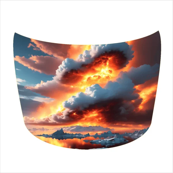 Folie Capota Auto "Hood Art" rezistenta la exterior, marime L (180 x 130cm) - Cod: AVX-CAPOTA-024L