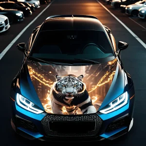 Folie Capota Auto "Hood Art" rezistenta la exterior, marime S (150 x 110cm) - Cod: AVX-CAPOTA-029S