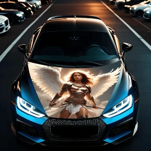 Folie Capota Auto "Hood Art" rezistenta la exterior, marime L (180 x 130cm) - Cod: AVX-CAPOTA-003L