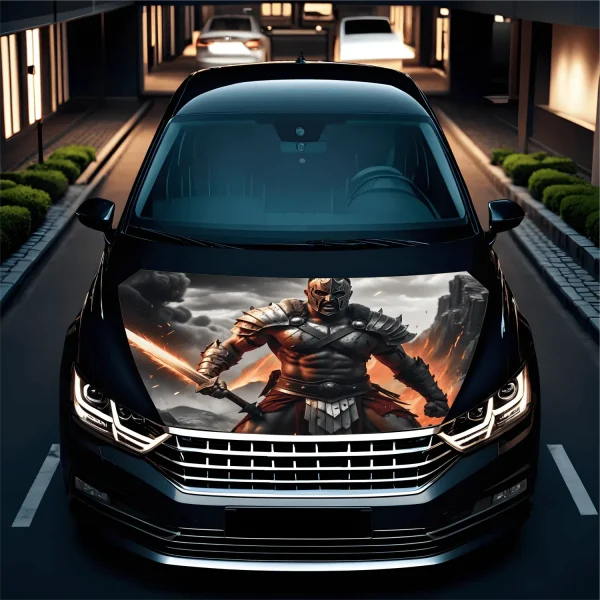 Folie Capota Auto "Hood Art" rezistenta la exterior, marime S (150 x 110cm) - Cod: AVX-CAPOTA-007S