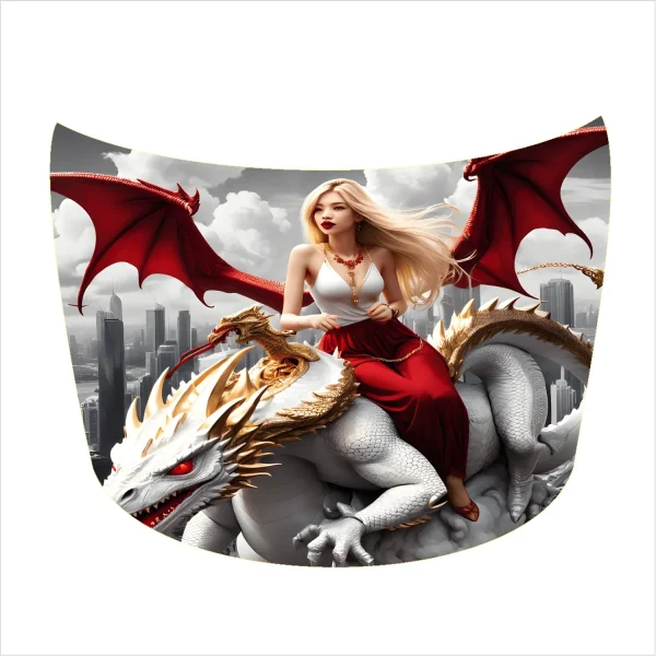 Folie Capota Auto "Hood Art" rezistenta la exterior, marime L (180 x 130cm) - Cod: AVX-CAPOTA-009L