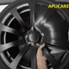 Set 4 Folii Imprimate Outdoor cu EcoSolvent, autoadezive, pentru decorarea jantelor auto, dimetru 60 cm, model FJT-20