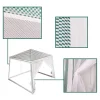 Pavilion de gradina, cort pentru petreceri, foișor cu plasa de tantari, culoare alb/verde, dimensiune 3 x 3 m