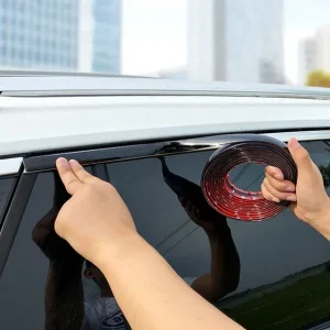 Rola Ornament autoadeziv, 4mm x 15m, culoare Negru Lucios