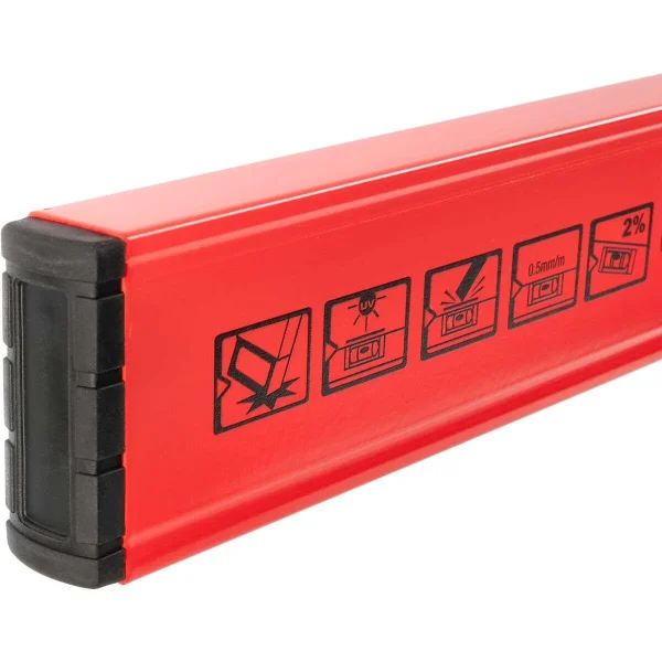 Nivela (boloboc), rosu, 2 bule, 120 cm, Richmann Exclusive