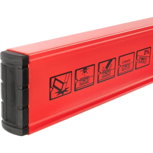 Nivela (boloboc), rosu, 2 bule, 40 cm, Richmann Exclusive