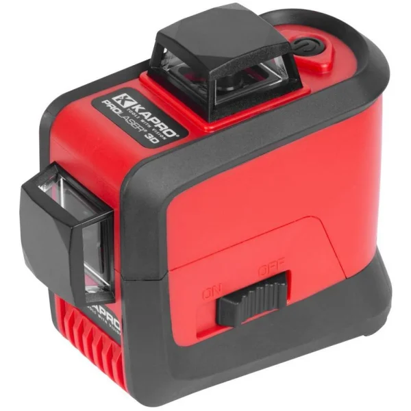 Nivela laser, 3D, suport magnetic, 30 m, cu geanta si accesorii, Kapro